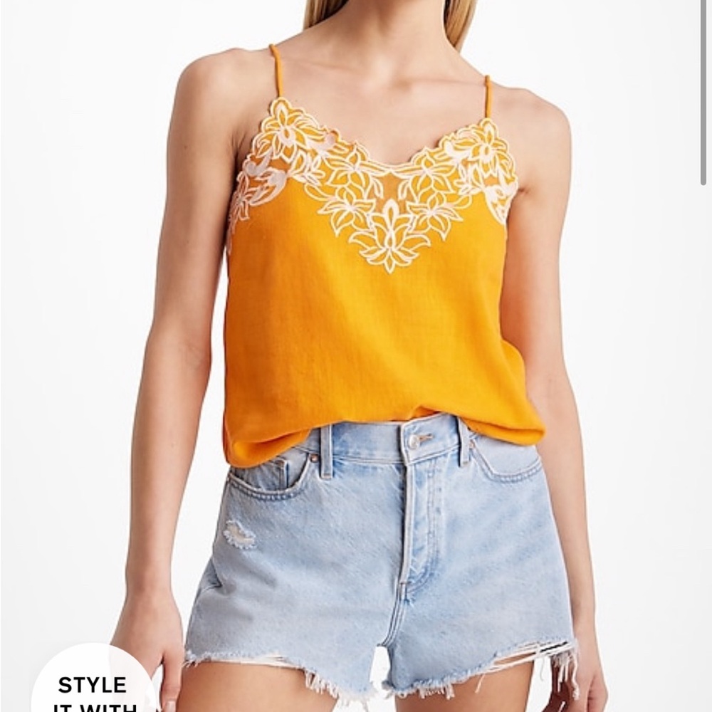 Brand New embroidered cami!